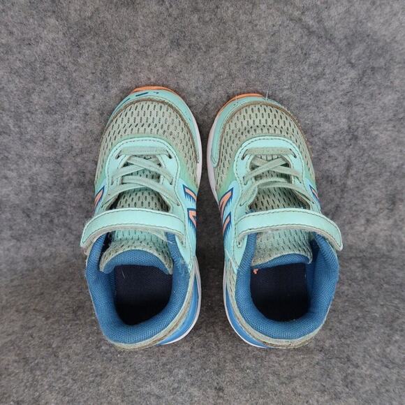 New Balance Shoes Kids 8 Athletic Sneakers 680 v6 Running Trainers Toddler Blue - Picture 9 of 15